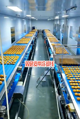 Multi Deck Bread Cooling Belt Conveyor With Human Computer Interface