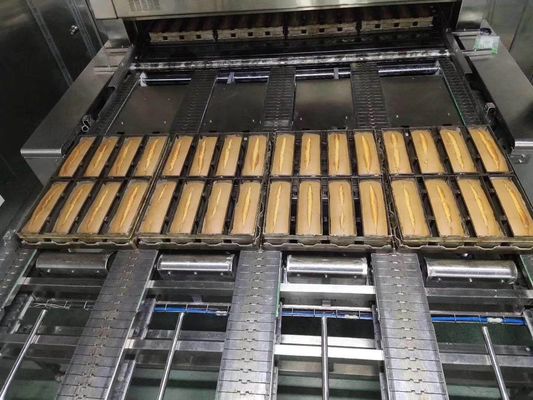 ISO9000 220V 1000kg/H Bar Cake Automatic Cake Production Line