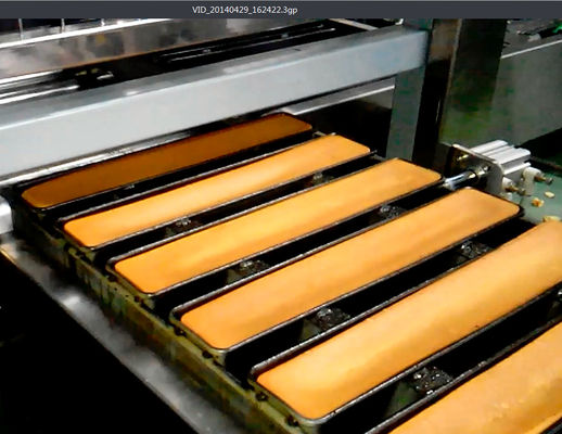 ISO9000 220V 1000kg/H Bar Cake Automatic Cake Production Line