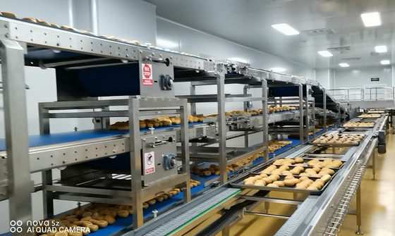 Multi Deck Bread Cooling Belt Conveyor With Human Computer Interface