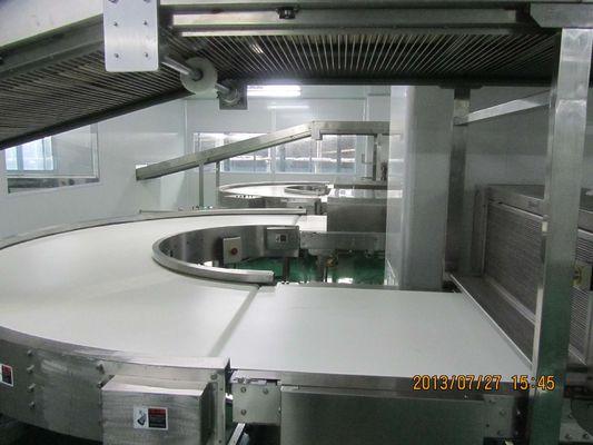 ISO 9000 Hygienic Independent Controlled Curved Belt Conveyor