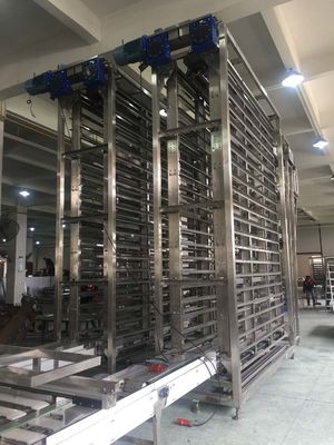 Vertical 220V Multi Step Baking Pan Bread Cooling Tower