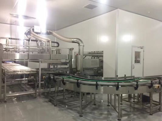 Modular Belt 90 Degrees Curved Conveyor Baking Pan Handling Equipment