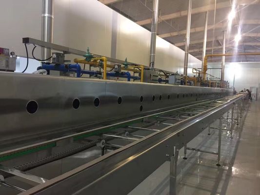 304 Stainless Steel Straight Pan Conveying Slat Chain Conveyor