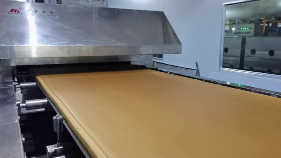 Çelik Bantlı Kek Bisküvi Pişirme Sıcak Hava Konveksiyonlu Gaz Tüneli Fırın