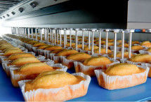 Needle Depanner Tunnel Oven Automatic Cake Production Line