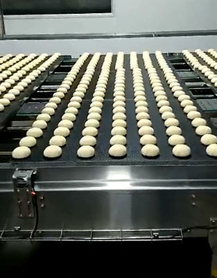 Continuous 500kg/H Fully Automatic Bread Production Line