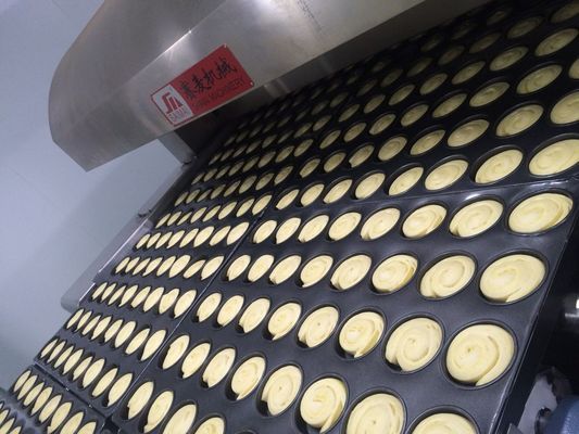 Continuous 500kg/H Fully Automatic Bread Production Line