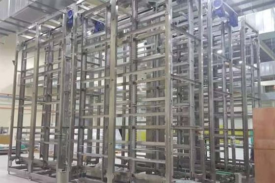 Vertical 220V Multi Step Baking Pan Bread Cooling Tower